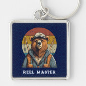 ヴィンテージが漁師に贈る退職金を負担パパ キーホルダー (正面)