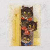 ヴィンテージが猫を見ているだけ シーズンポストカード (正面)