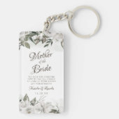 ヴィンテージが花嫁の母を大切にする引用文 キーホルダー (裏面)