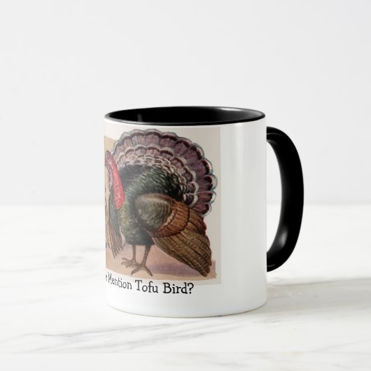 ヴィンテージが豆腐鳥のコーヒーについて言及する マグカップ (正面右)