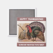 ヴィンテージが豆腐鳥の磁石について言及する マグネット (正面/裏面)