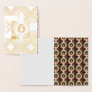 ヴィンテージきのこ妖精リリー 箔カード