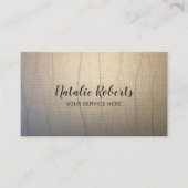 ヴィンテージきらめくZenテクスチャウェルネススパサロン 名刺 (正面)