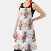 ヴィンテージくるみクラッカー&メリークリスマス エプロン (インサイチュ)