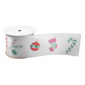 ヴィンテージくるみ割りオーナメントクリスマスホリデー サテンリボン (リール)