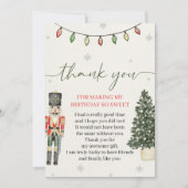 ヴィンテージくるみ割りサンキューカード 招待状 (正面)