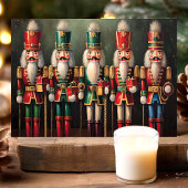 ヴィンテージくるみ割り兵士のクラシッククリスマス シーズンカード