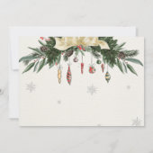 ヴィンテージくるみ割り写真サンキューカード 招待状 (裏面)