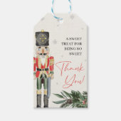 ヴィンテージくるみ割り冬のオネダーランドギフトラベル ギフトタグ (正面)