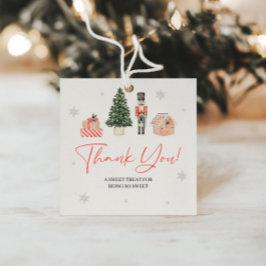 ヴィンテージくるみ割り冬のオネダーランドギフトラベル フェイバータグ