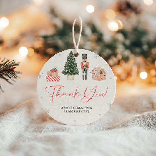 ヴィンテージくるみ割り冬のオネダーランドギフトラベル フェイバータグ