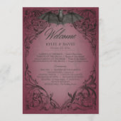 ヴィンテージこうもりはデスブルゴーニュ結婚ー プログラム (正面)