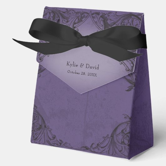 ヴィンテージこうもりまでデスパープル結婚ズ フェイバーボックス (正面)