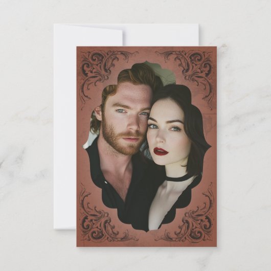 ヴィンテージこうもりまでデスラスト結婚ズ セーブザデート (裏面)