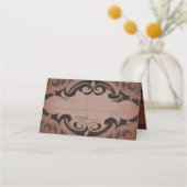 ヴィンテージこうもりまでデスラスト結婚ズ プレイスカード (正面)