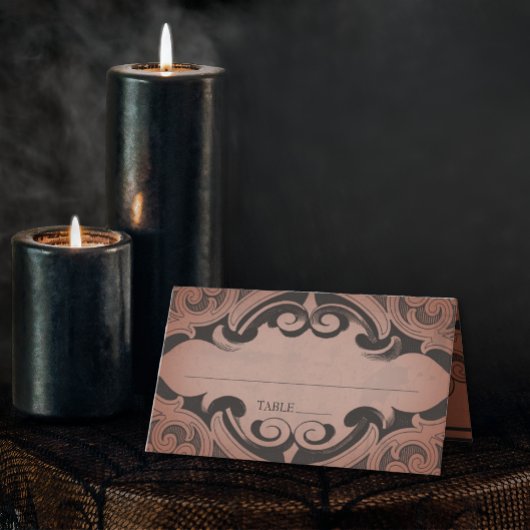 ヴィンテージこうもりまでデスラスト結婚ズ プレイスカード