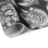 ヴィンテージこうもりイラストレーション ラッピングペーパー (ロールコーナー)