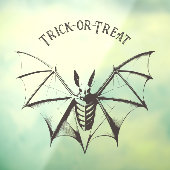 ヴィンテージこうもりハローウィンパーティウィンドウステッカー ウィンドウサイン (シート3)