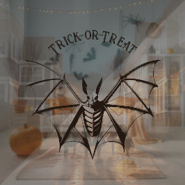 ヴィンテージこうもりハローウィンパーティウィンドウステッカー ウィンドウサイン