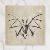 ヴィンテージこうもりハローウィンパーティ フェイバータグ (裏面)