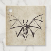 ヴィンテージこうもりハローウィンパーティ フェイバータグ (正面)