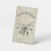 ヴィンテージこうもりハローウィンパーティ 台座サイン (正面)