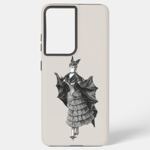 ヴィンテージこうもりレディーサムスンギャラクシーケース SAMSUNG GALAXY S21+ケース