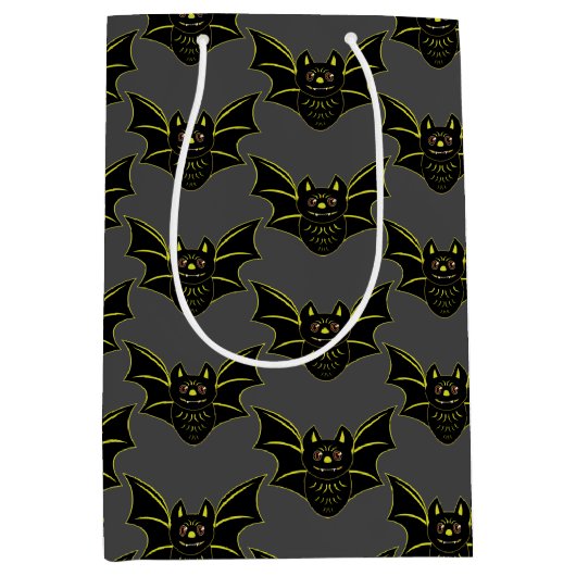 ヴィンテージこうもり媒体抱き枕 ミディアムペーパーバッグ (正面)