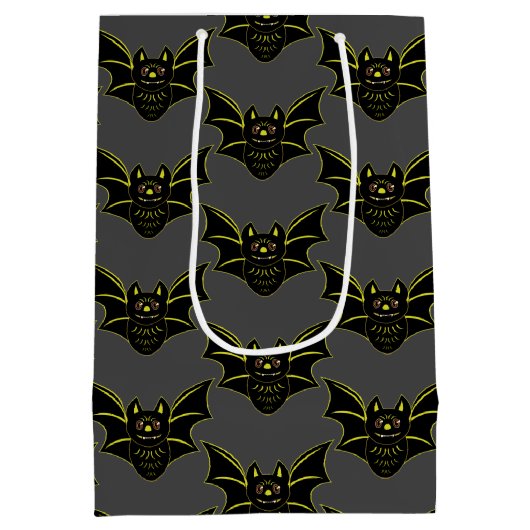 ヴィンテージこうもり媒体抱き枕 ミディアムペーパーバッグ (裏面)