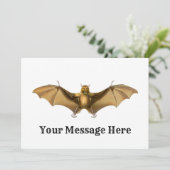 ヴィンテージこうもり恋人ギフト 招待状 (スタンド正面)