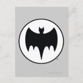 ヴィンテージこうもり記号 ポストカード (正面)