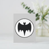 ヴィンテージこうもり記号 ポストカード (スタンド正面)