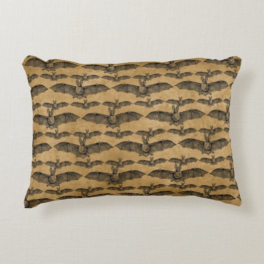 ヴィンテージこうもり アクセントクッション (正面)