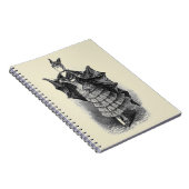 ヴィンテージこうもり ノートブック (右側)