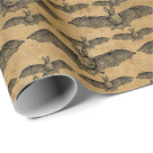 ヴィンテージこうもり ラッピングペーパー (ロールコーナー)