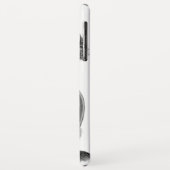 ヴィンテージこうもりiPhoneがVampiresのためにかろうじてケース Case-Mate iPhoneケース (裏面/左)