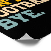 ヴィンテージごめんなさいCan39tサッカーバイファンおもしろいフットバ ポスター (角)