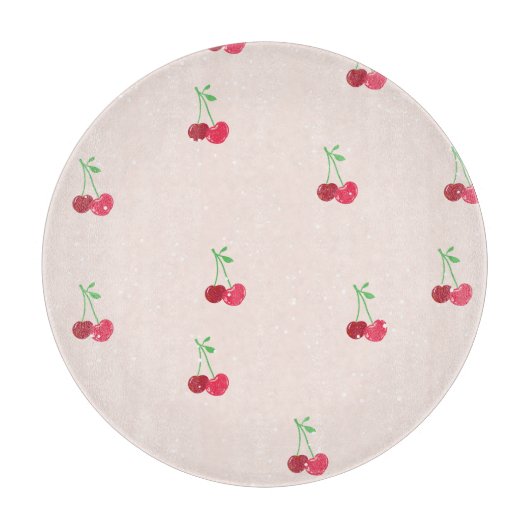 ヴィンテージさくらんぼウッドボード カッティングボード (正面)