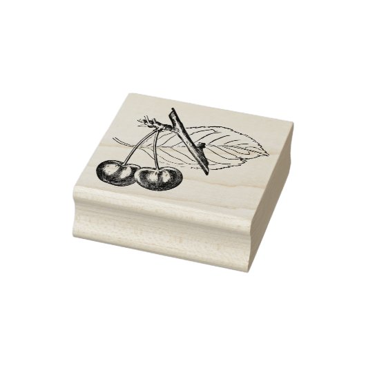 ヴィンテージさくらんぼスタンプ ラバースタンプ (スタンプ)