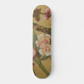ヴィンテージさくらんぼブラウズアンティークアジアアート スケートボード (正面)
