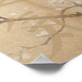 ヴィンテージさくらんぼブロッサムウォーター色霊気原則 ポスター (角)