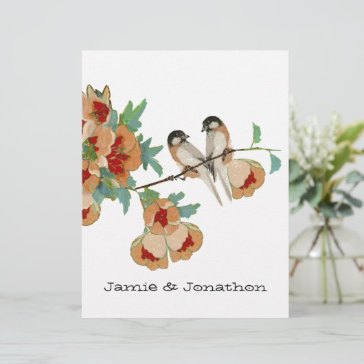 ヴィンテージさくらんぼブロッサムラブバードピーチミント (スタンド正面)