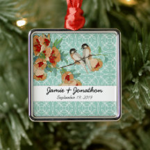 ヴィンテージさくらんぼブロッサムラブバードピーチミント