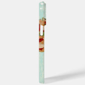 ヴィンテージさくらんぼブロッサムラブバードピーチミント Case-Mate iPhoneケース (裏面 / 右)