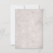 ヴィンテージさくらんぼブロッサム春の結婚式RSVP 出欠カード (裏面)