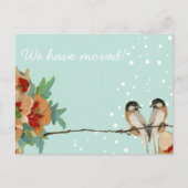 ヴィンテージさくらんぼブロッサム移動 案内ポストカード (正面)