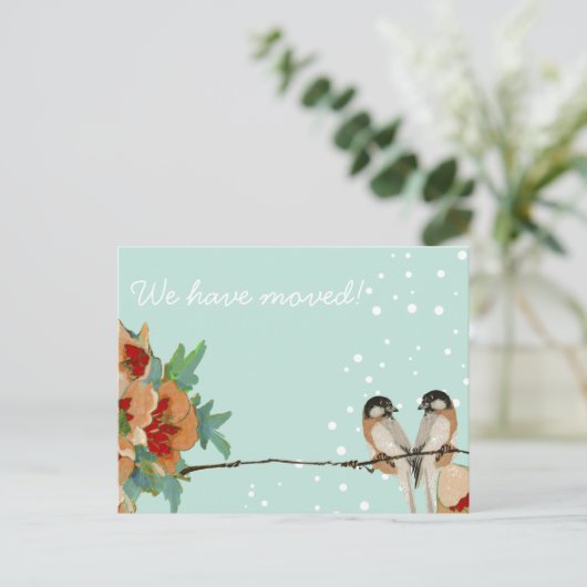 ヴィンテージさくらんぼブロッサム移動 案内ポストカード (スタンド正面)