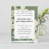 ヴィンテージさくらんぼブロッサム結婚式招待状 招待状 (スタンド正面)