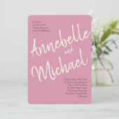 ヴィンテージさくらんぼブロッサム結婚式招待状 招待状 (スタンド正面)