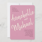 ヴィンテージさくらんぼブロッサム結婚式招待状 招待状 (正面)